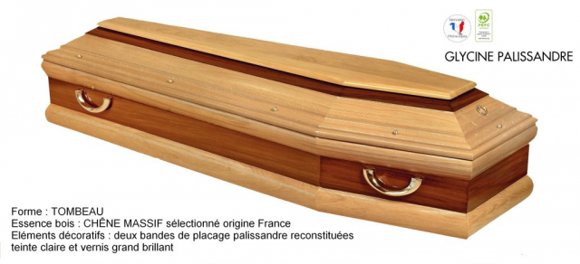 Cercueil GLYCINE PALISSANDRE, 2095 €